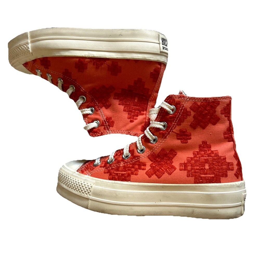 Converse Chuck Taylor All Star Lift Hi Platform Women 6.5 Tonal Embroidery - Picture 3 of 16